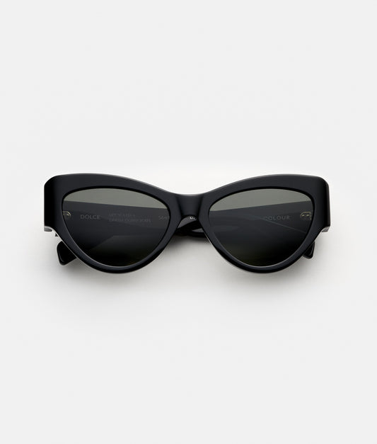 DOLCE BLACK cat-eye sunglasses