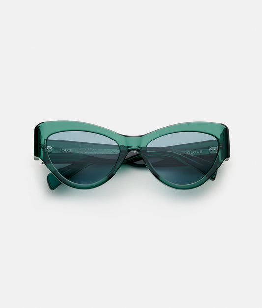 DOLCE VIRIDIAN GREEN cat-eye sunglasses