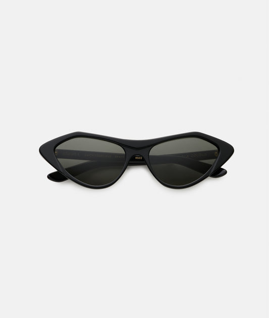 KOSMOS / BLACK / modern narrow cateye