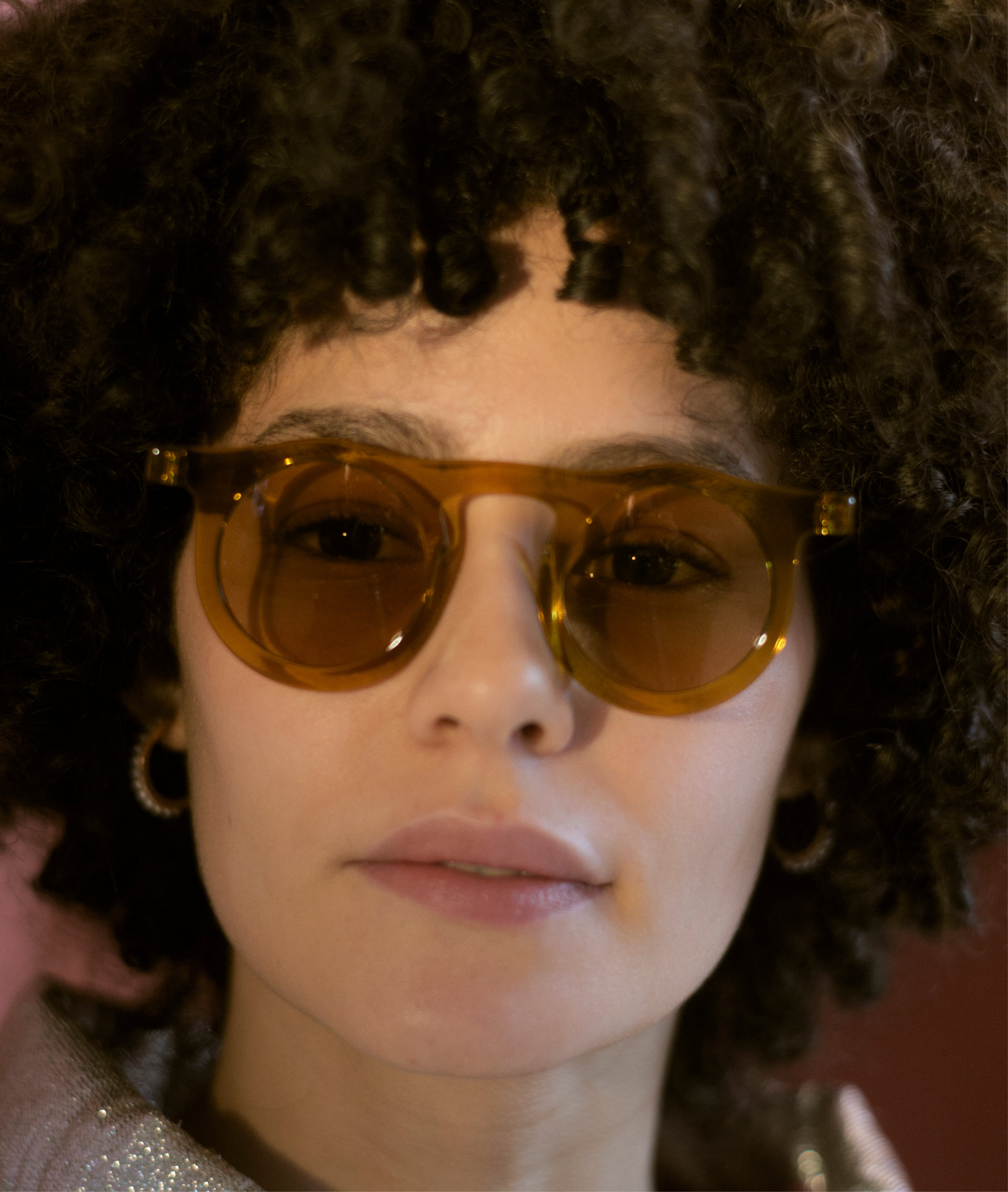 CARLA COLOUR ラウンドサングラス LIND / CITRINE | CARLA COLOUR